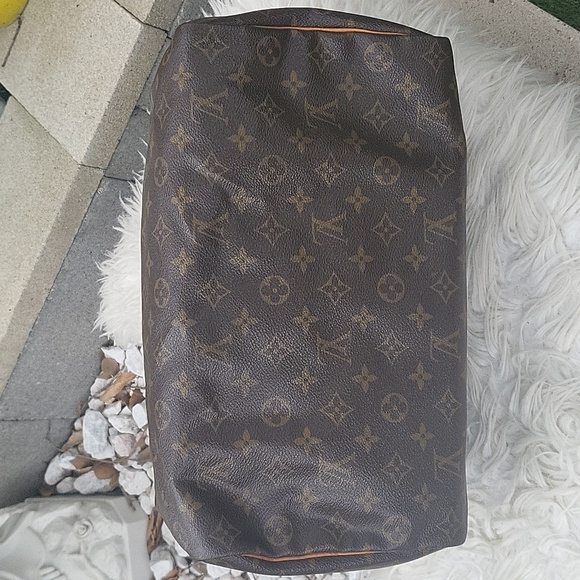 Louis Vuitton Speedy 35 monogram purse authentic Vintage *Host Pick!* - Picture 12 of 17